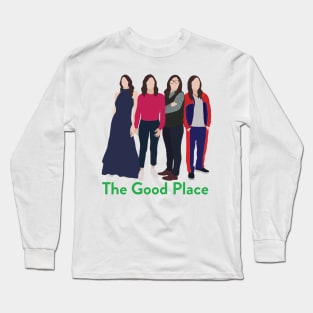 the good place janets illustration Long Sleeve T-Shirt